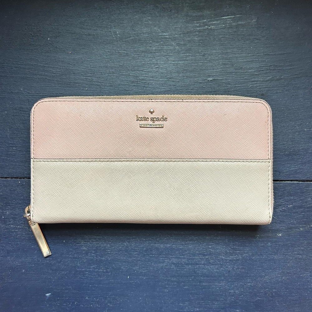 Kate Spade New York Staci Colorblock Large Wallet Pink